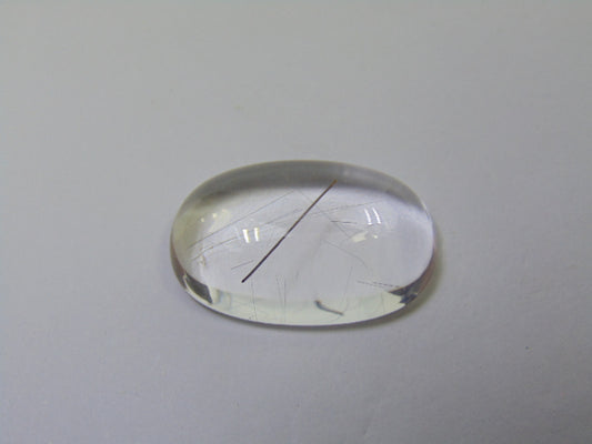 28ct Quartz Inclusion Cabochon 26x16mm