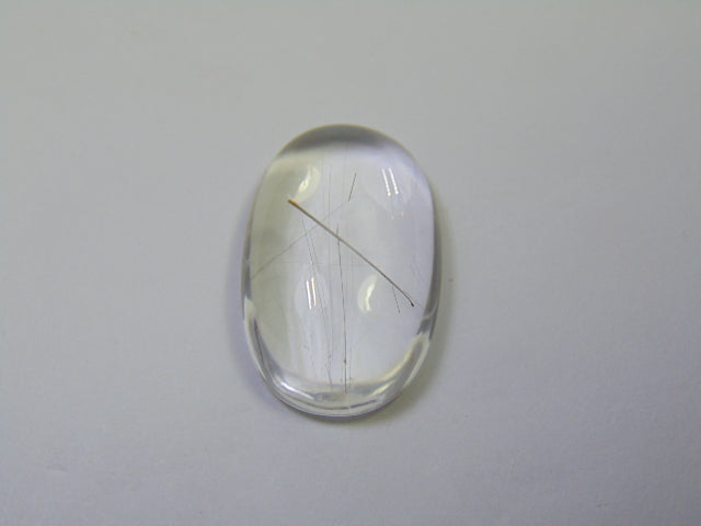 28ct Quartz Inclusion Cabochon 26x16mm