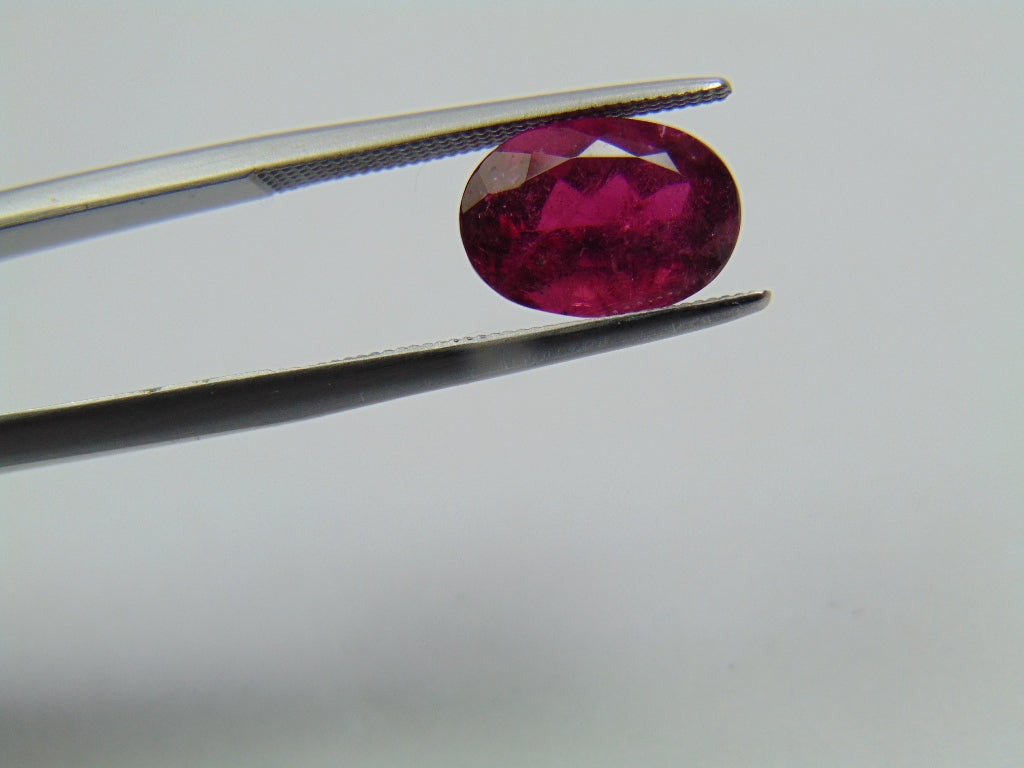 3.05ct Rubellite 10x7mm