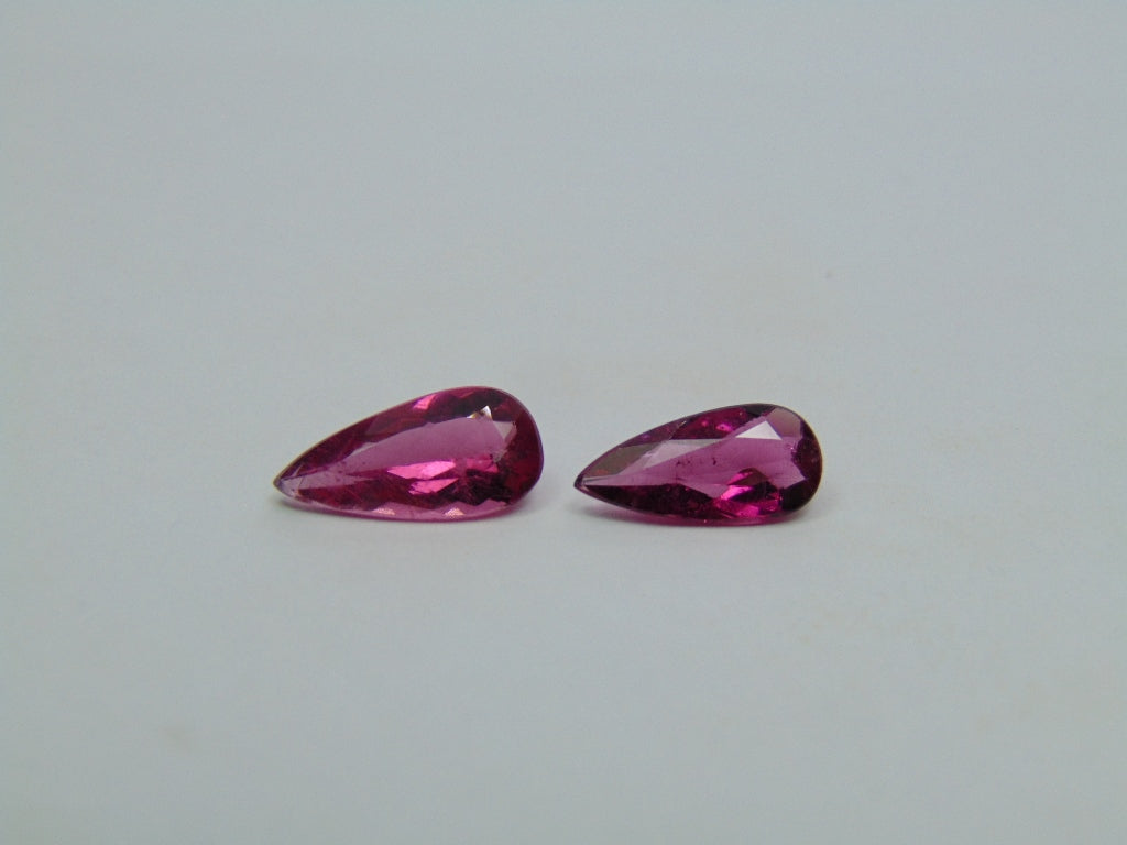 2.98ct Tourmaline 12x6mm 11x5.5mm