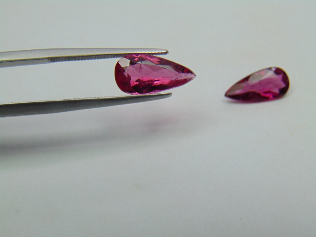 2.98ct Tourmaline 12x6mm 11x5.5mm