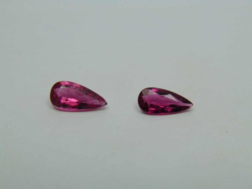 2.98ct Tourmaline 12x6mm 11x5.5mm