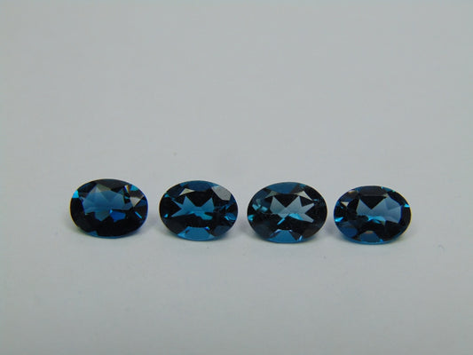 5.25ct Topaz London Blue Calibrated 8x6mm