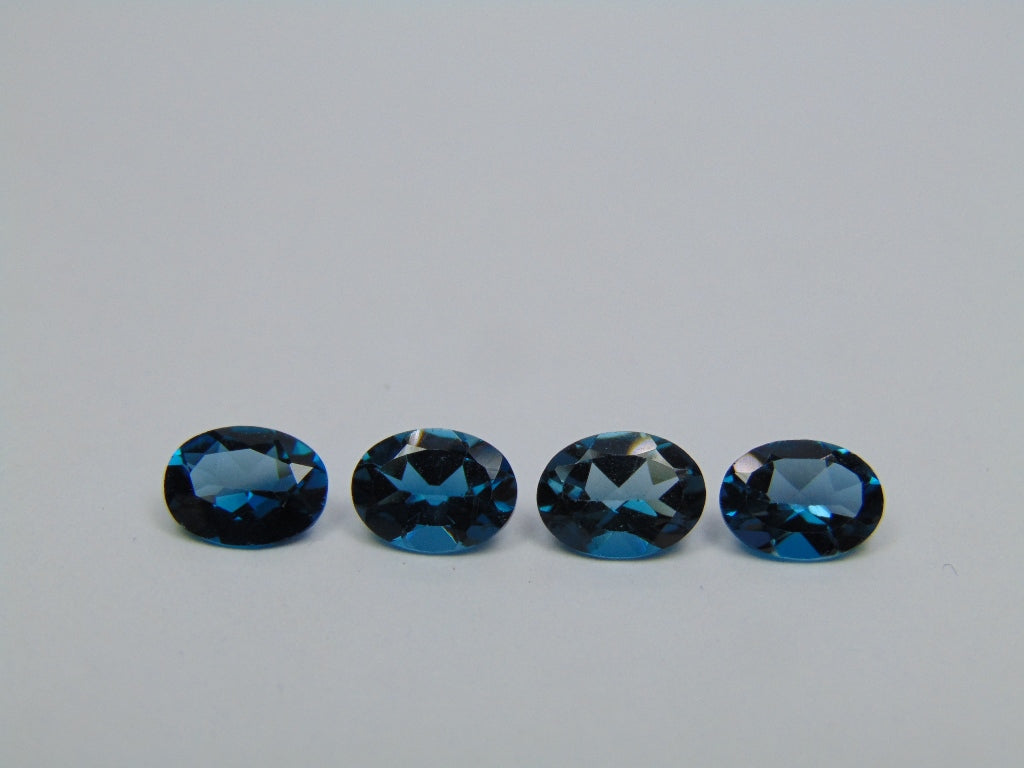 5.25ct Topaz London Blue Calibrated 8x6mm