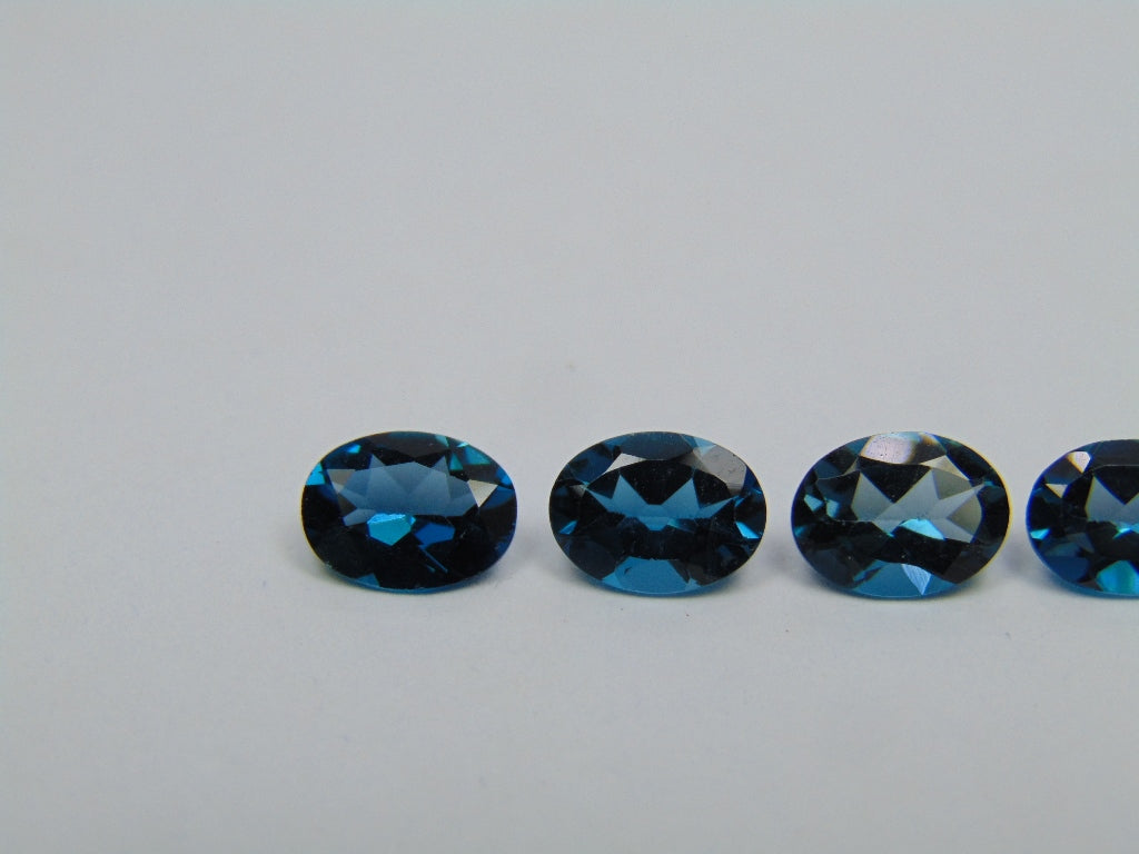 5.25ct Topaz London Blue Calibrated 8x6mm