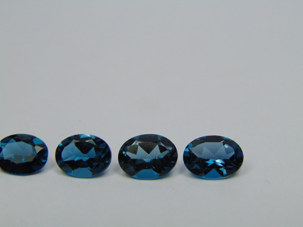 5.25ct Topaz London Blue Calibrated 8x6mm