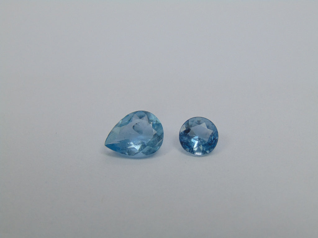 1.88ct Aquamarine 7x9mm 6mm