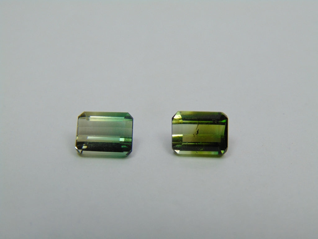 2.25ct Tourmaline  Bicolor Calibrated 6x5mm