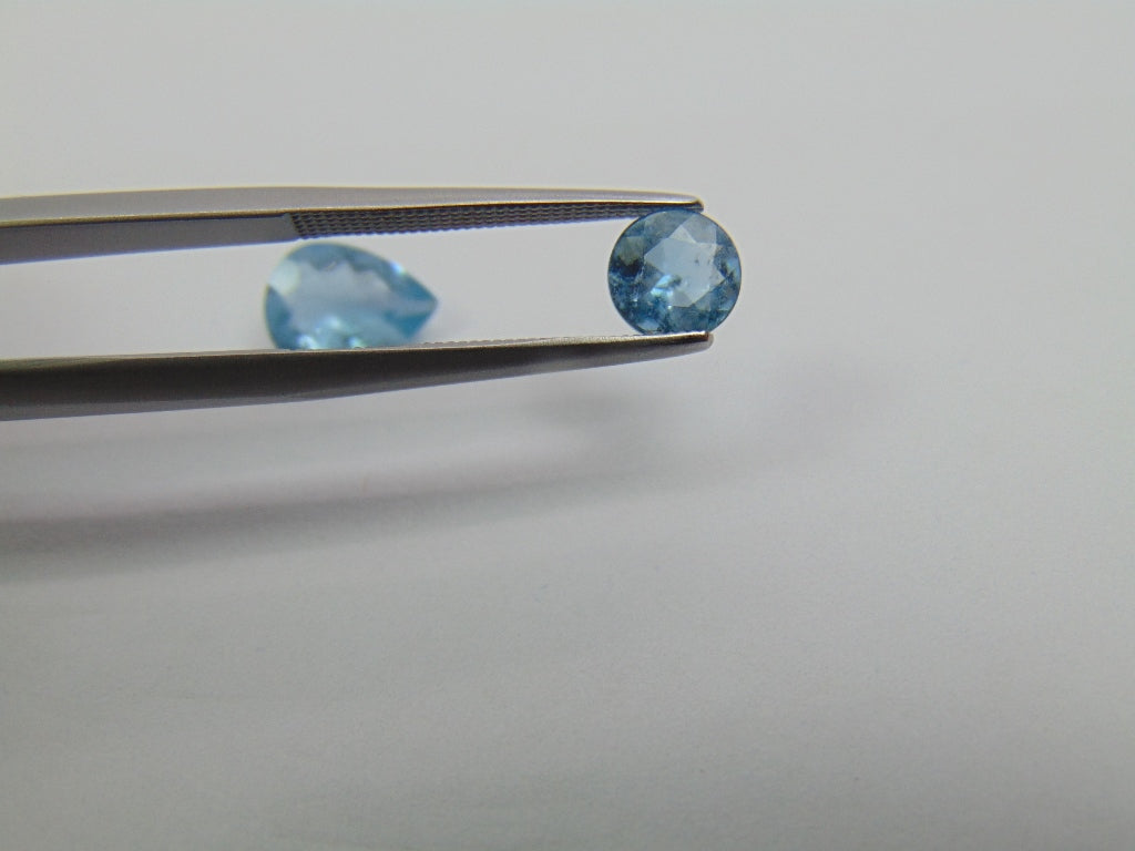 1.88ct Aquamarine 7x9mm 6mm