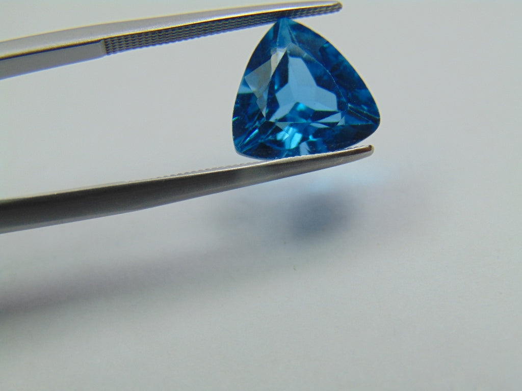 5.95ct Topaz Blue Swiss 11mm