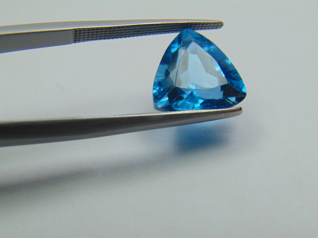 5.95ct Topaz Blue Swiss 11mm