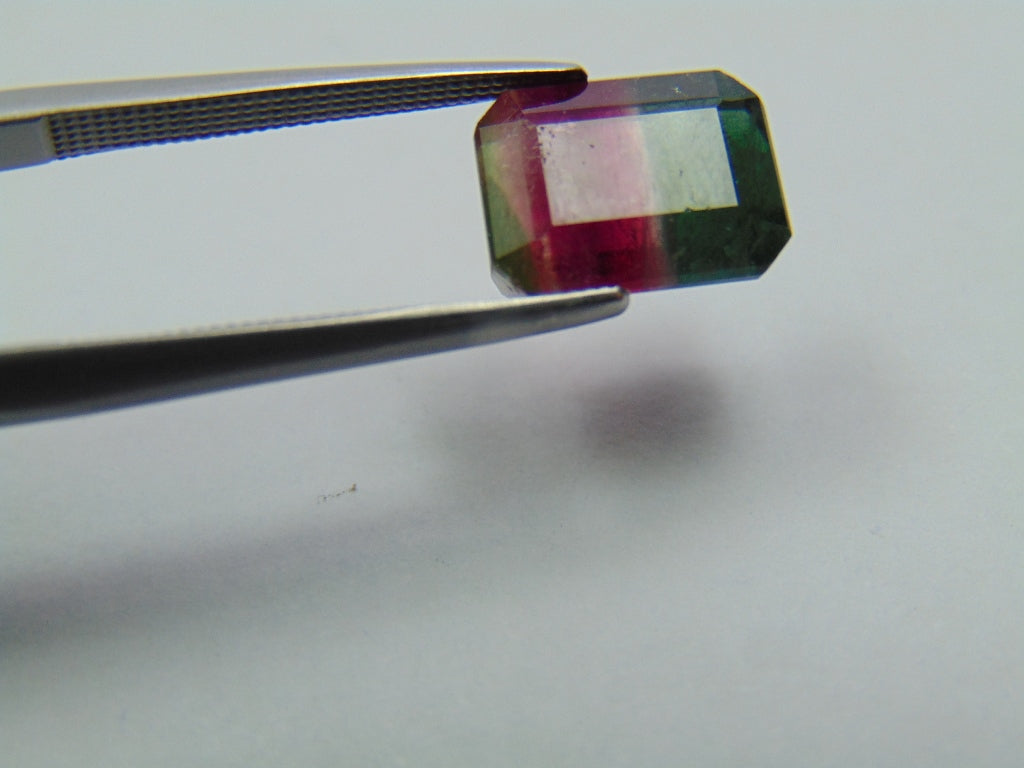 4.40ct Tourmaline Bicolor 10x7mm