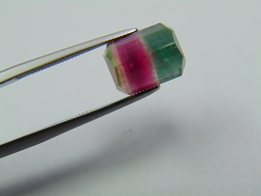 4.40ct Tourmaline Bicolor 10x7mm