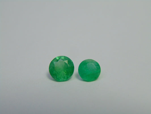 2.38ct Emerald 7mm 6mm