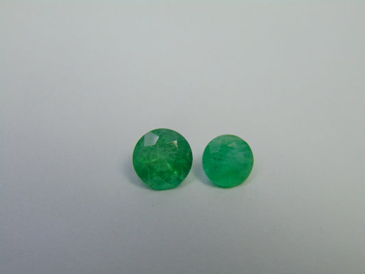 2.38ct Emerald 7mm 6mm