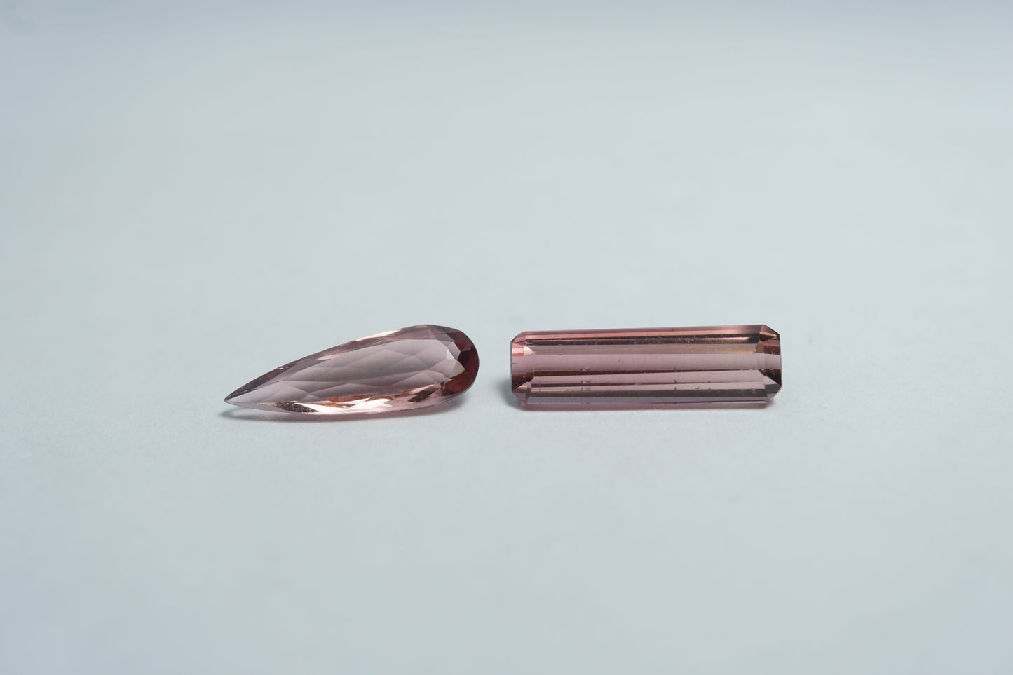 2.18ct Tourmalines 12x3mm / 11x4mm