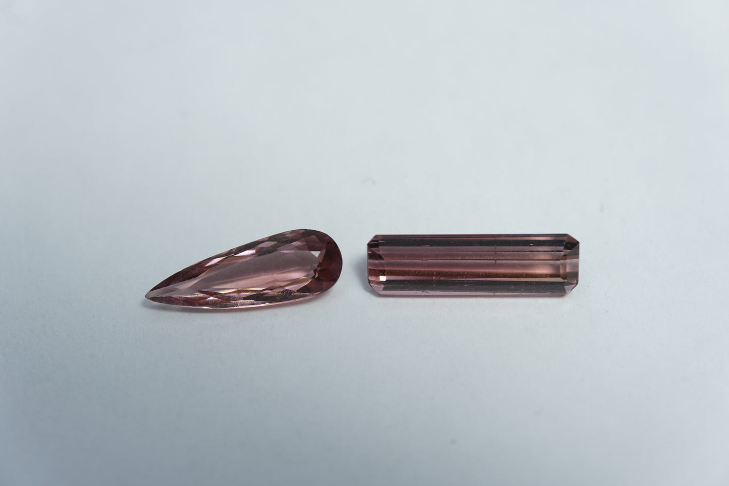 2.18ct Tourmalines 12x3mm / 11x4mm
