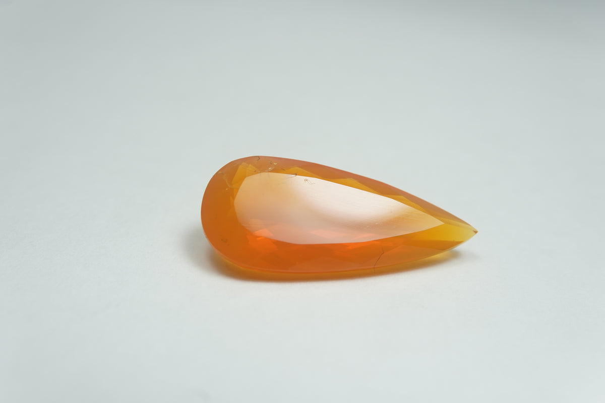 6.50ct Fire opal 24x11mm