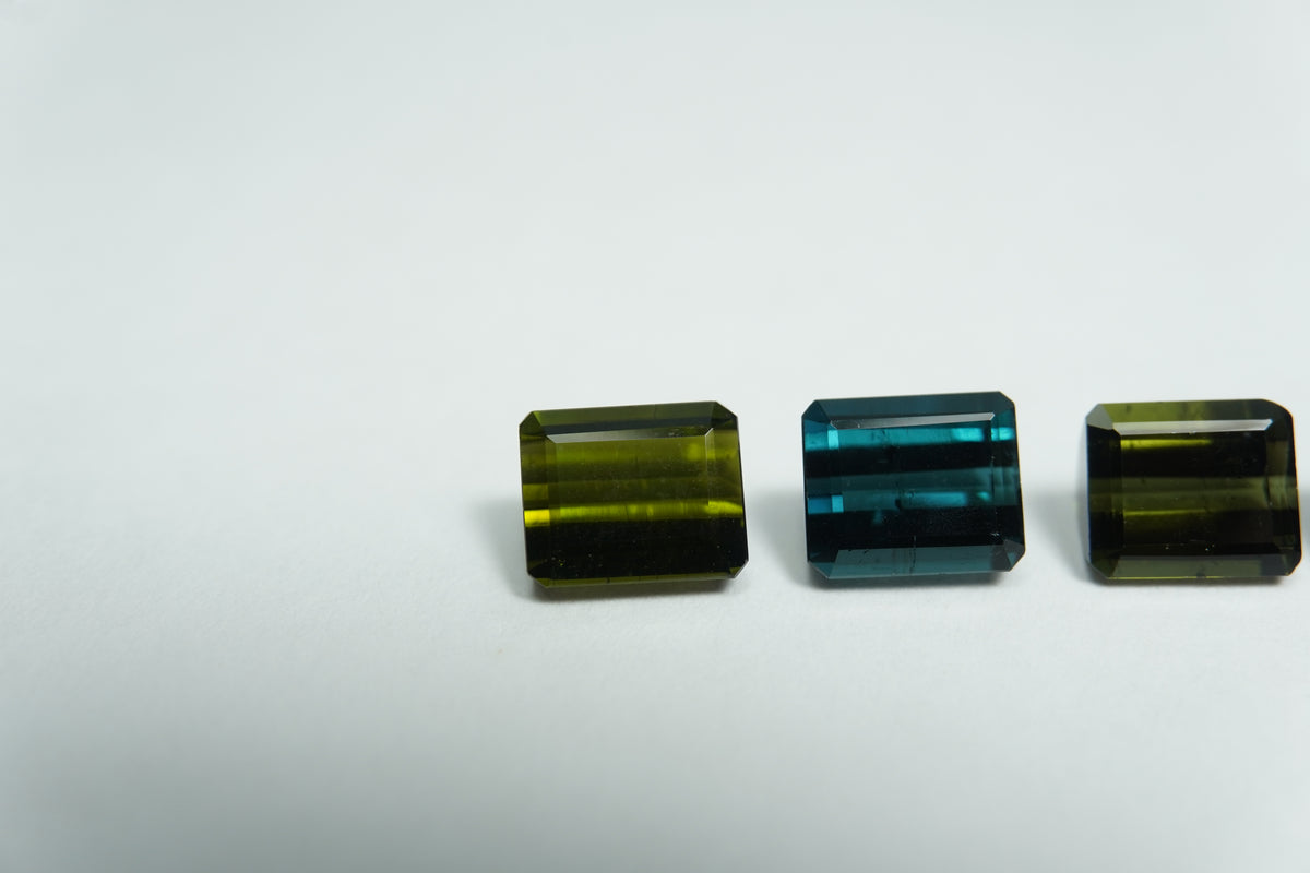 6.65ct Tourmalines 7x5.5mm / 6x5.5mm / 6x5mm / 6x5mm / 5.5x5mm