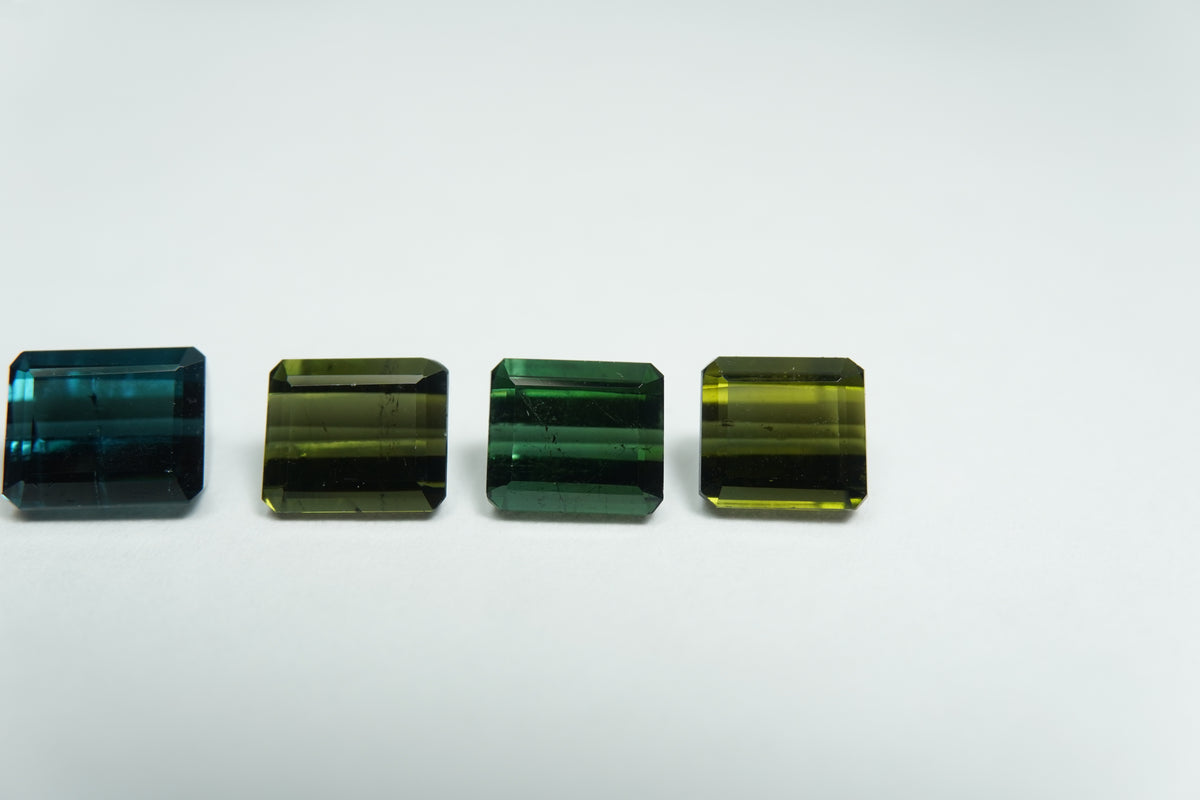 6.65ct Tourmalines 7x5.5mm / 6x5.5mm / 6x5mm / 6x5mm / 5.5x5mm