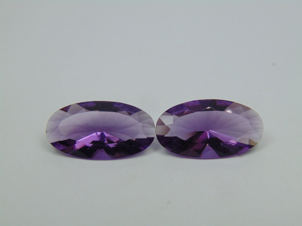 13.75ct Amethyst Pair 20x10mm