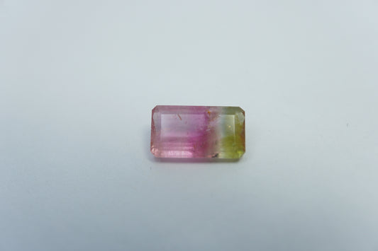 1.85ct Tourmaline bicolor 10x6mm