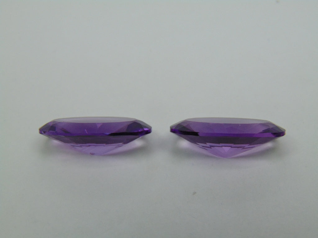 13.75ct Amethyst Pair 20x10mm