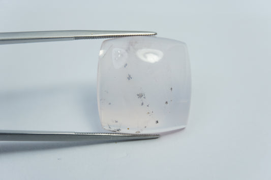 32.35ct Quartz rose 22x21mm