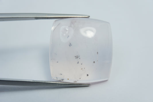 32.35ct Quartz rose 22x21mm