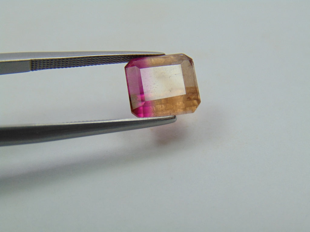 3.65ct Tourmaline Bicolor 9mm