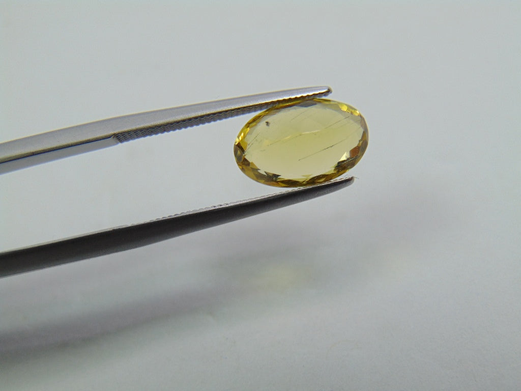 2.50ct Beryl With Needle 11x7mm