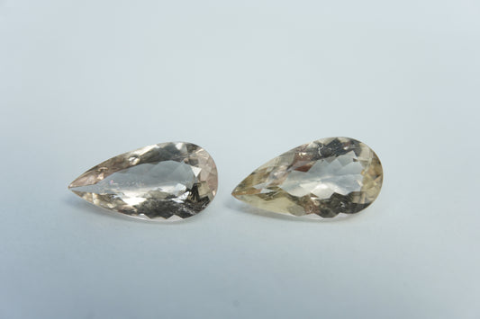 4.02ct Morganites 13x7mm