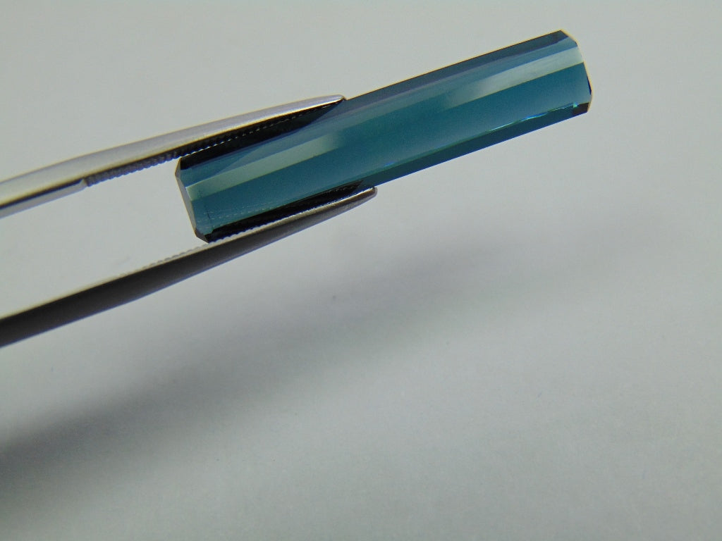 6.25ct Tourmaline Blue 29x6mm