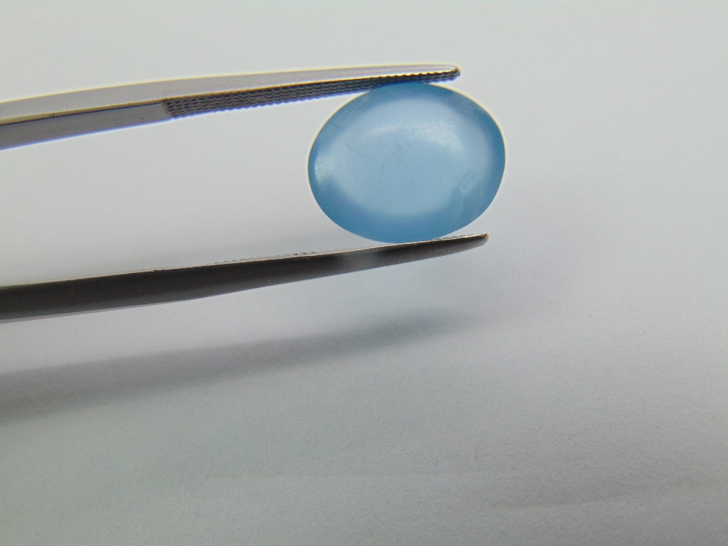 4.40ct Aquamarine Cabochon 12x10mm