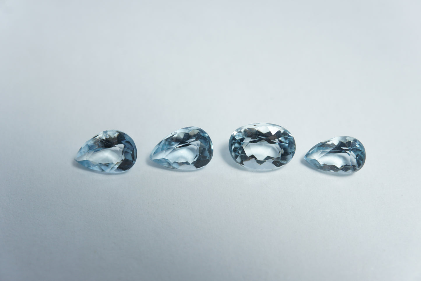 2.50ct Aquamarines 7x5mm / 6x4mm