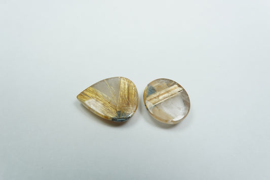 5.45ct Rutiles 12x10mm / 10x8mm