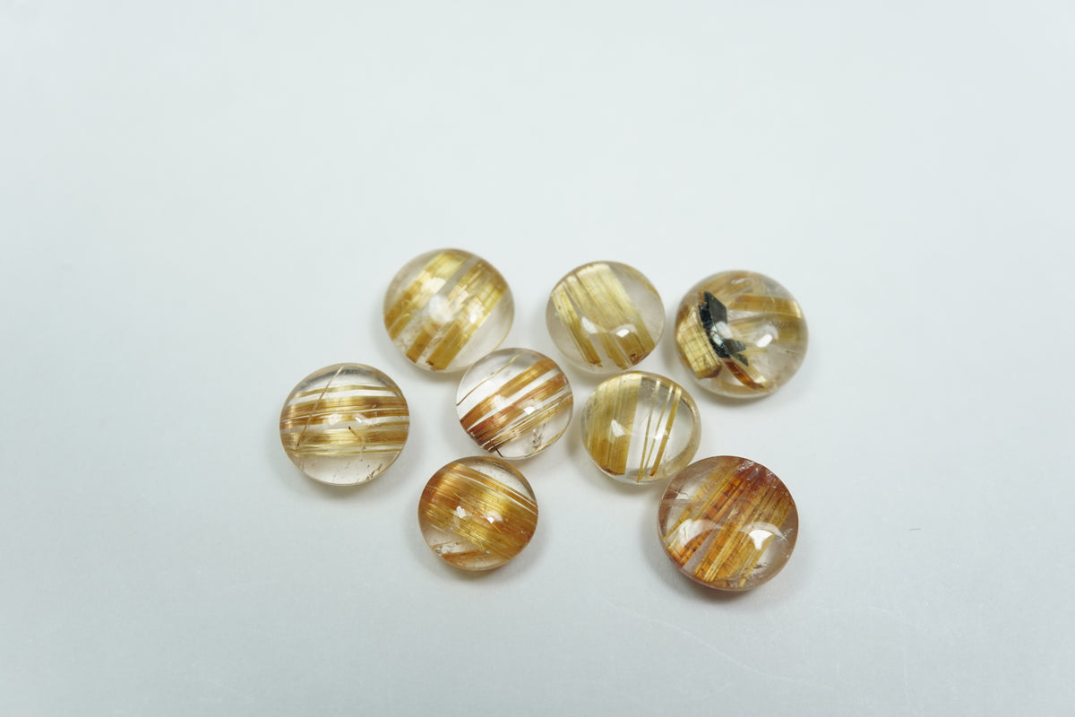 10.90ct Rutiles 6mm to 7mm