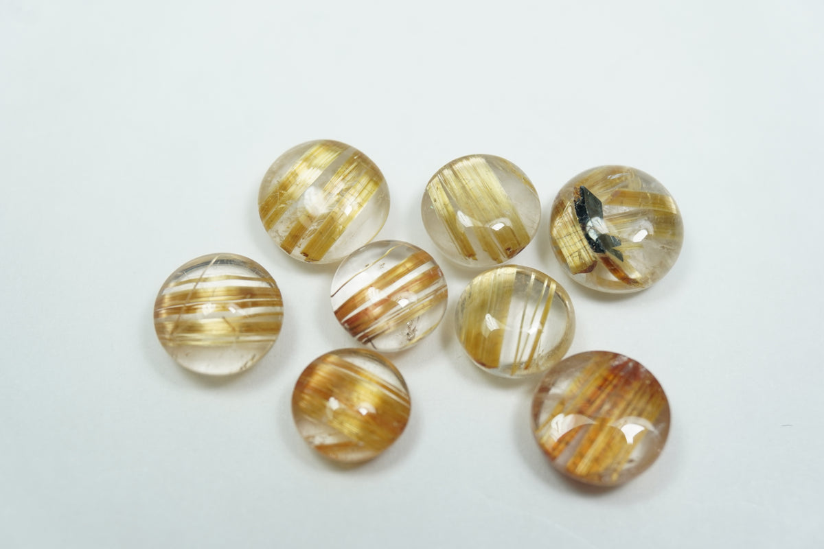 10.90ct Rutiles 6mm to 7mm