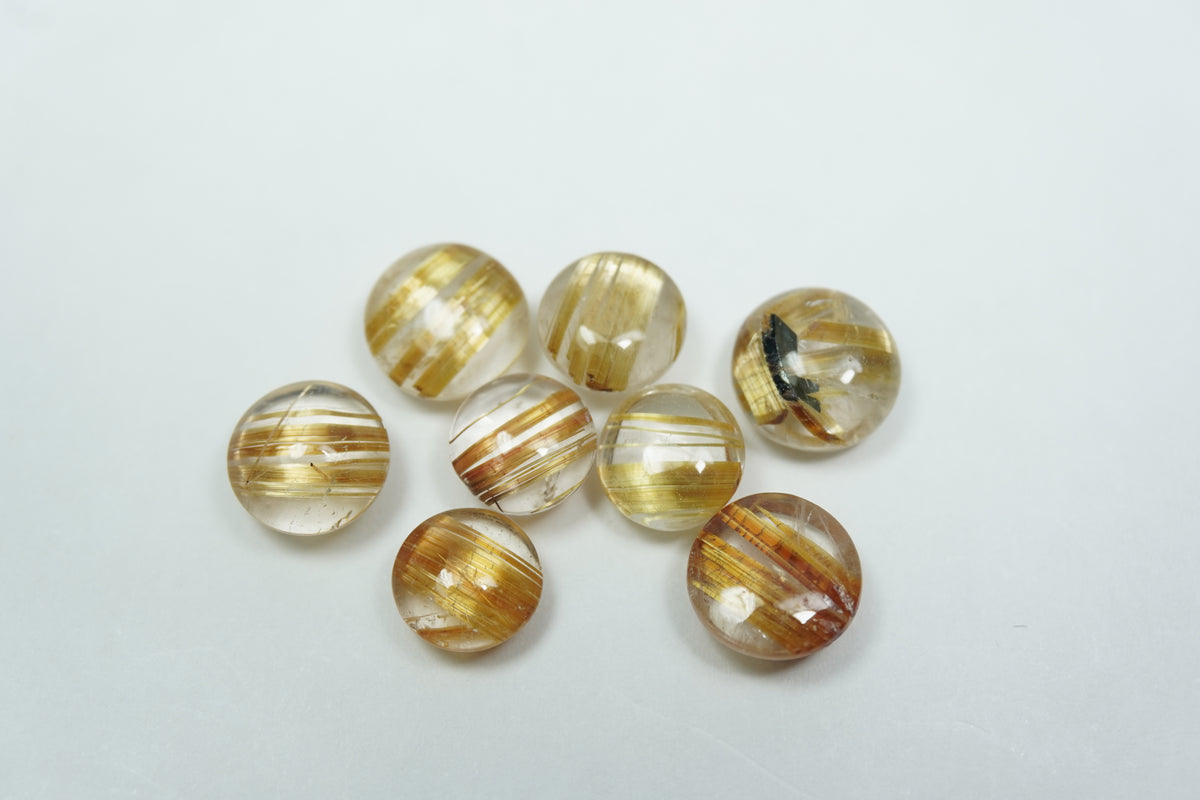 10.90ct Rutiles 6mm to 7mm