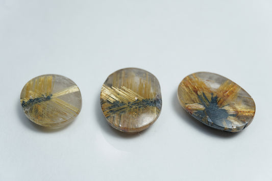 20.20ct Rutile 15x11mm / 14.5x11.5mm / 12x11mm