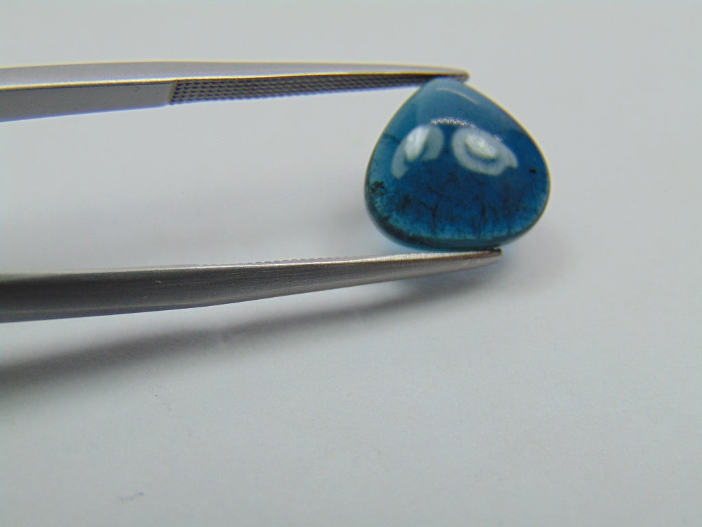 4.05ct Tourmaline Cabochon Blue 11mm