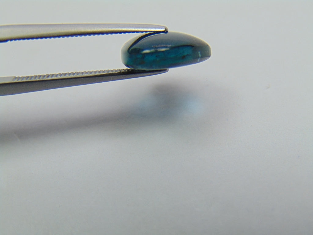 4.05ct Tourmaline Cabochon Blue 11mm