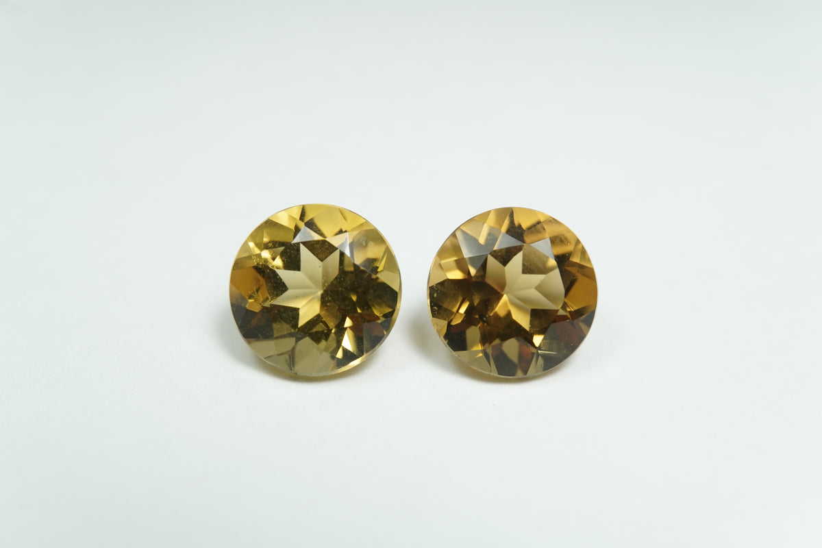 8.10ct Citrines 10mm / 10mm