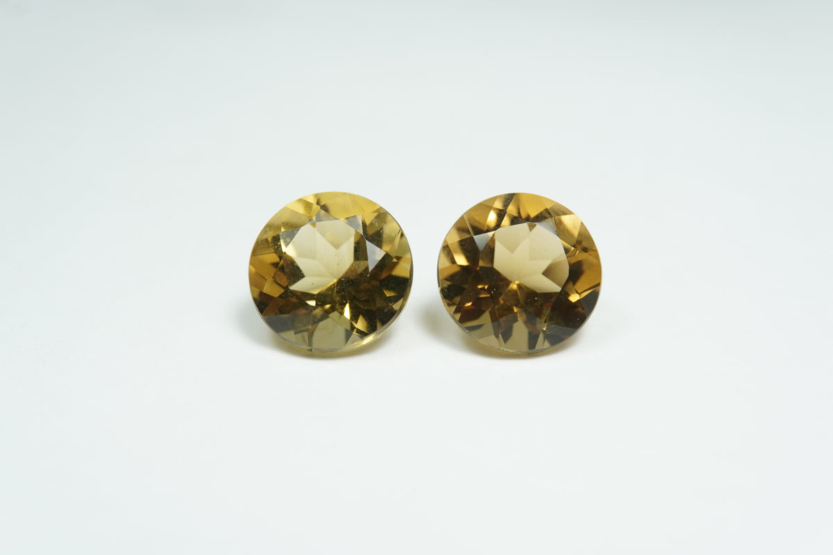 8.10ct Citrines 10mm / 10mm