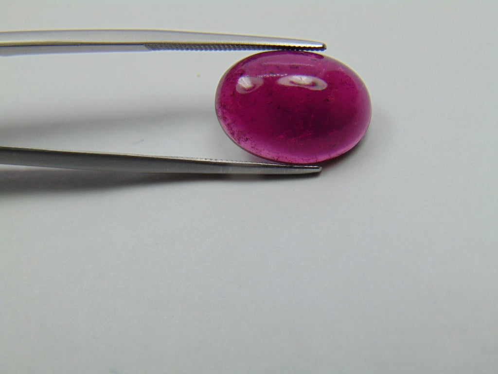 7.80ct Rubellite Cabochon 15x12mm