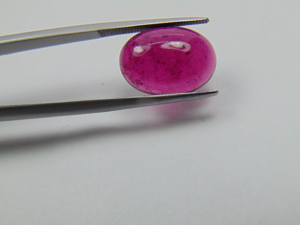 7.80ct Rubellite Cabochon 15x12mm