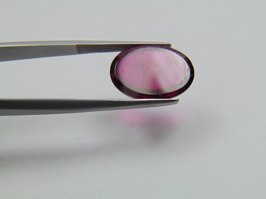 7.80ct Rubellite Cabochon 15x12mm