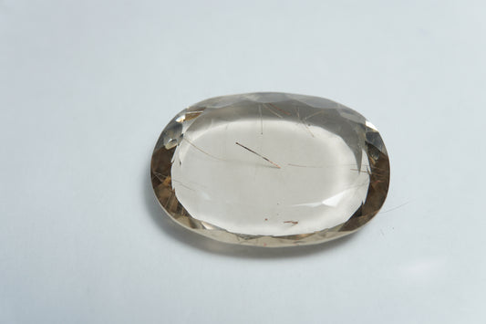 38.35ct Quartz with inclusion 30x24mm