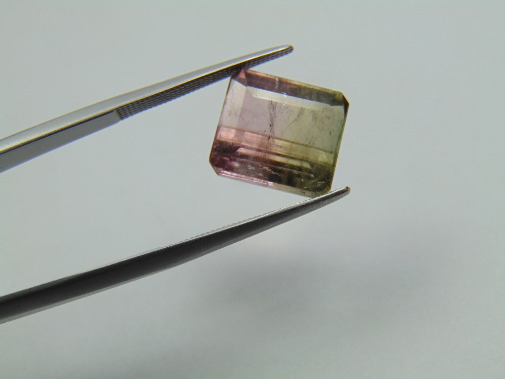 7.60ct Tourmaline Bicolor 12x11mm