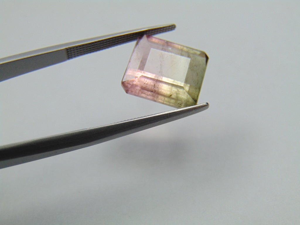 7.60ct Tourmaline Bicolor 12x11mm